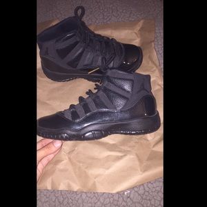Black Nike Jordan retro 11 custom*